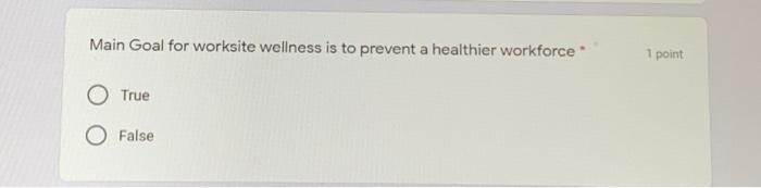 1 point When people don't feel valued, respected,