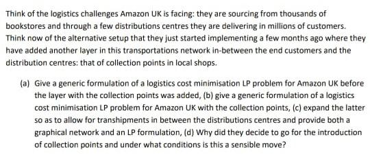 Old MathJax webview Think of the logistics