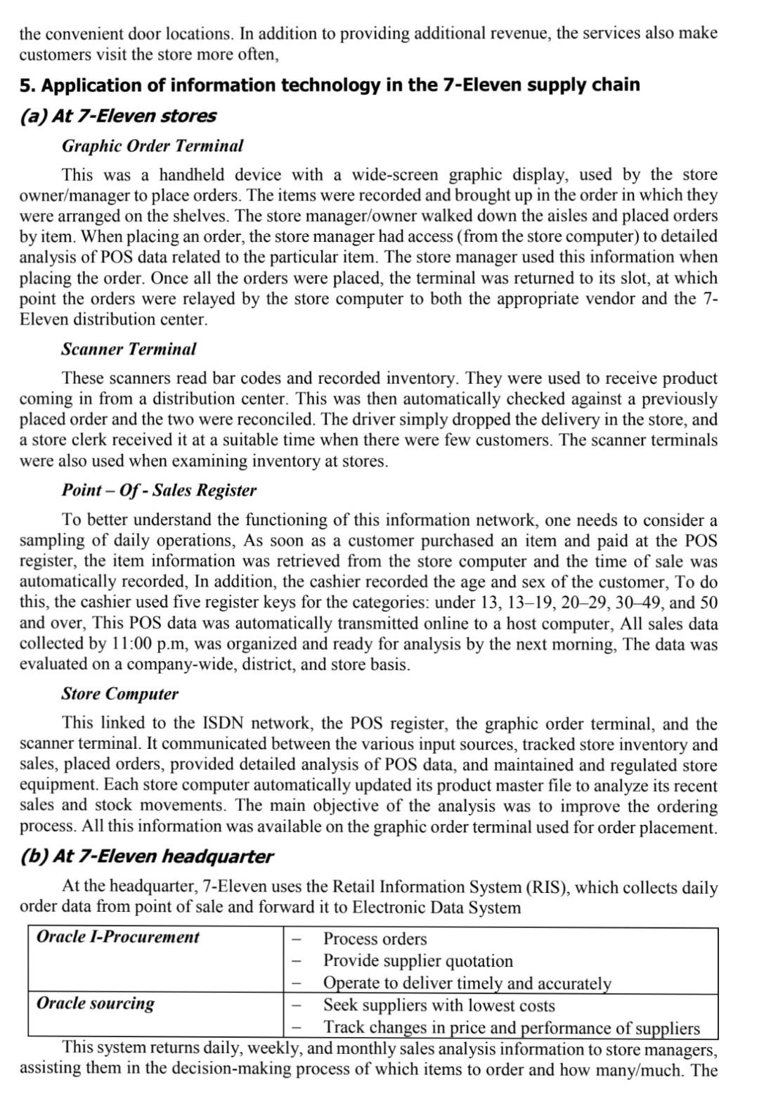 Case study Question: 1. By refering online and