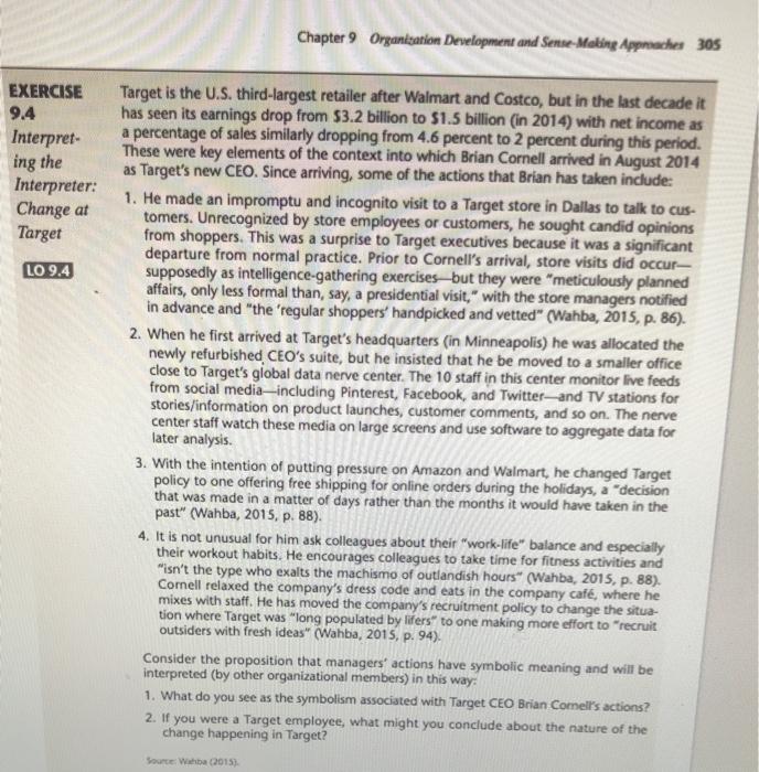 Chapter 9 Organisation Development and