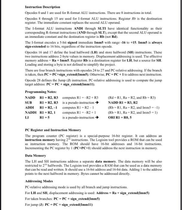 Objectives: - Designing a Single-Cycle Processor