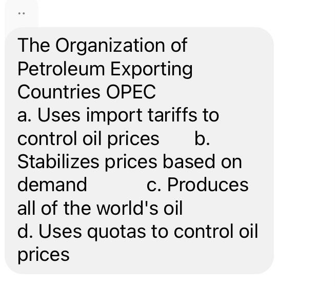 All of the following would be examples of