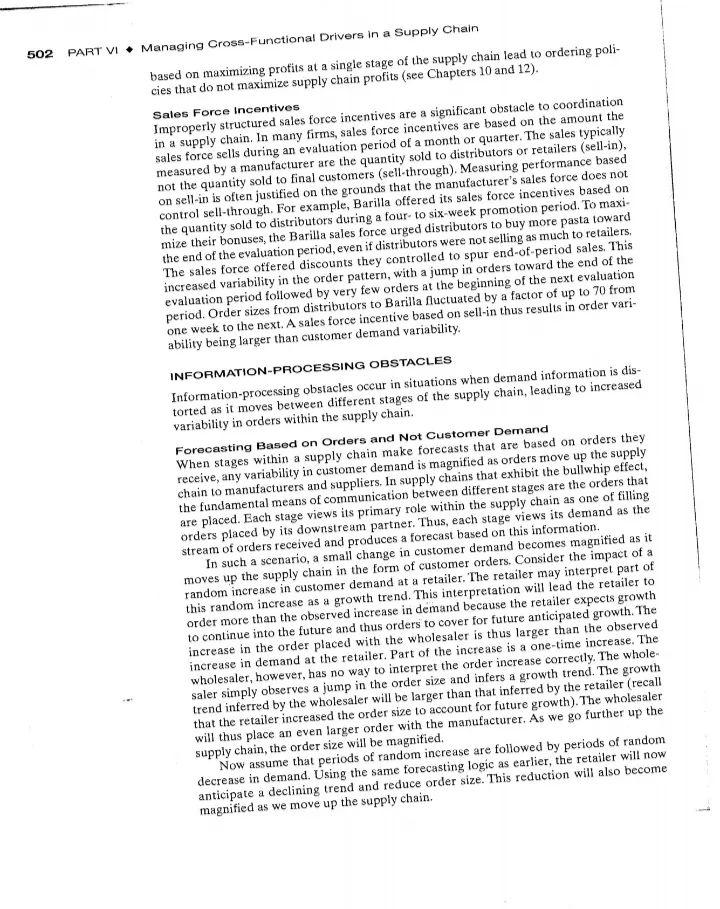 Analyze the "Obstacles to coordination in a