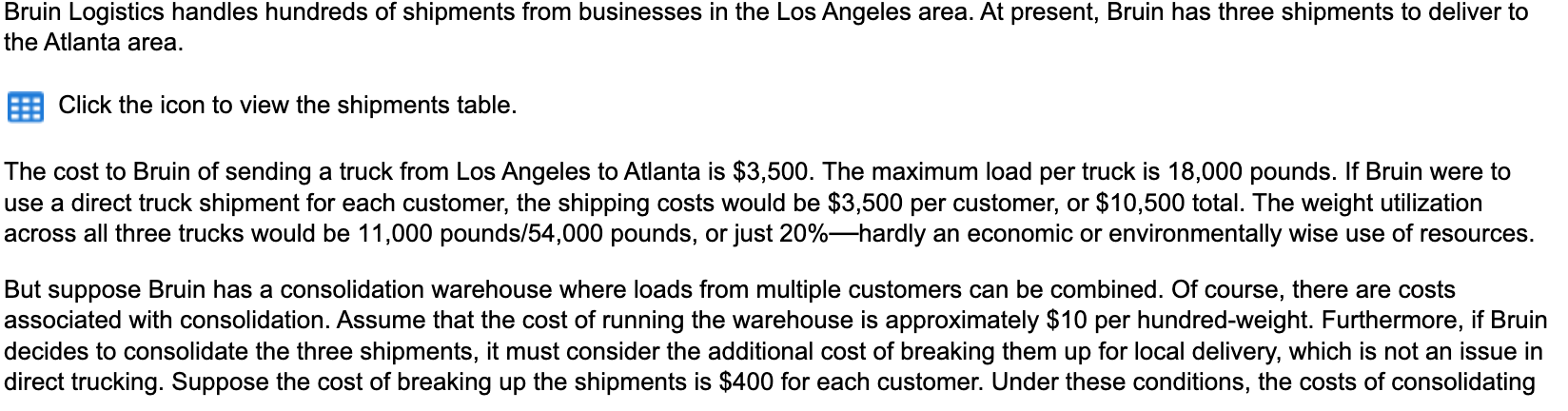 Bruin Logistics handles hundreds of shipments