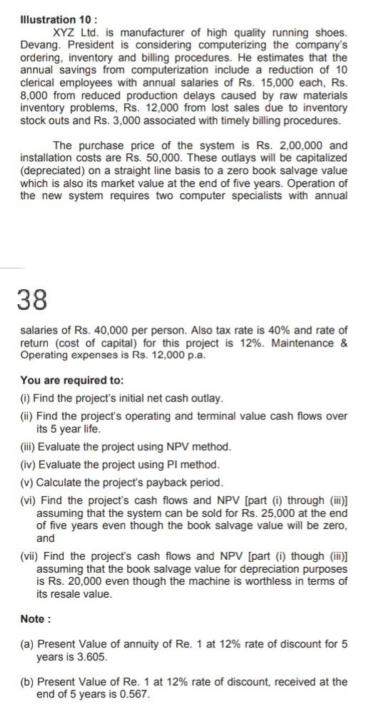 ndk Illustration 10: XYZ Ltd. is manufacturer of