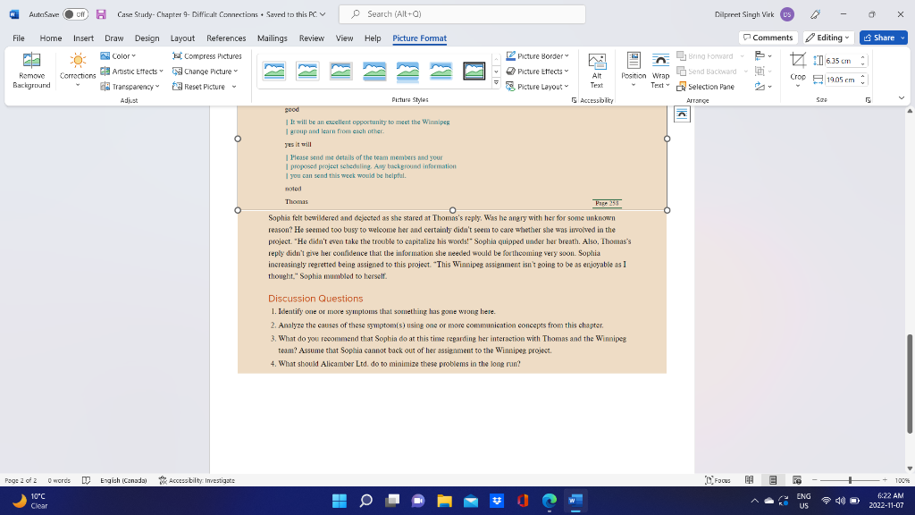 1 Identify one or more symptoms that something