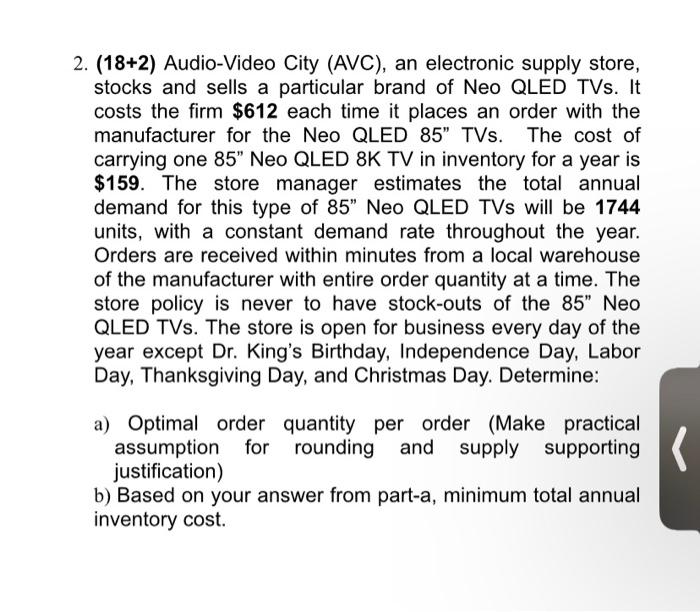 3. (2+9+9) Continuing from the previous problem,