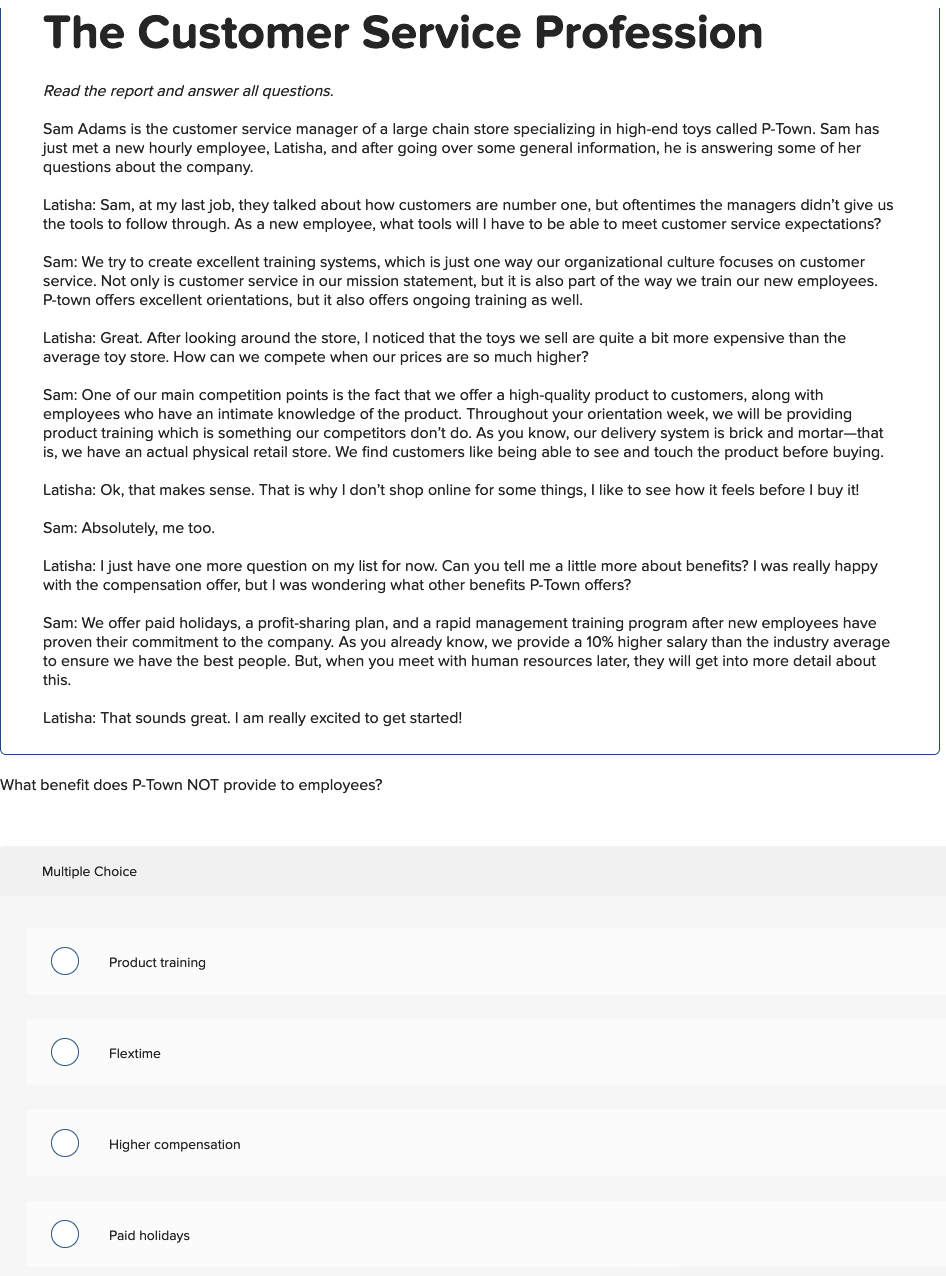 The Customer Service Profession Read the report