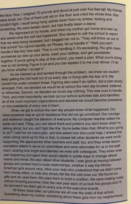 200-250 word response to question at the end