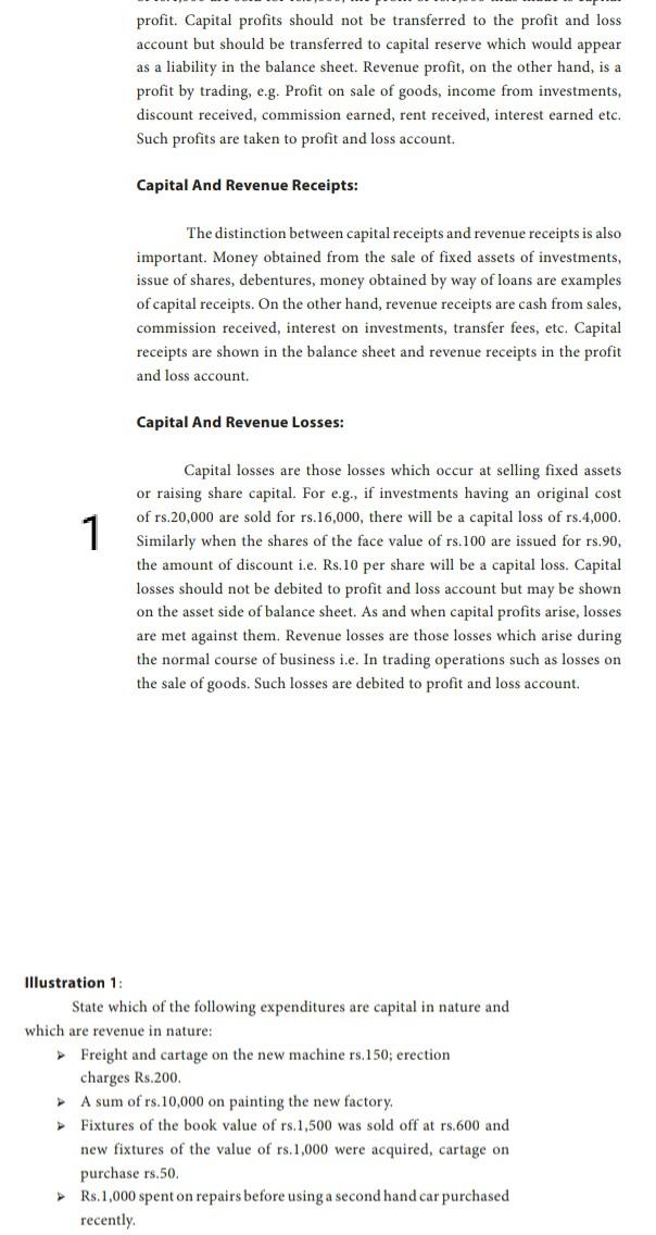 mdl profit. Capital profits should not be