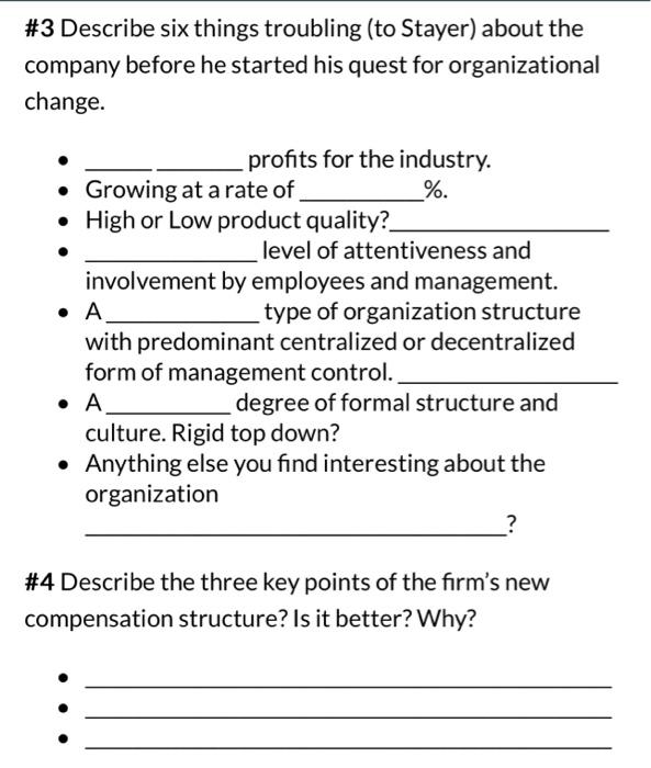 please answer everything \#1 What steps did