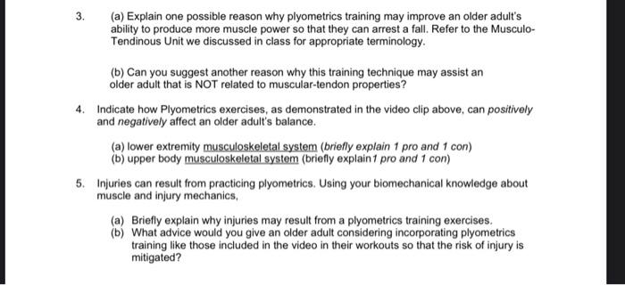 The questions refer to the paragraph provided