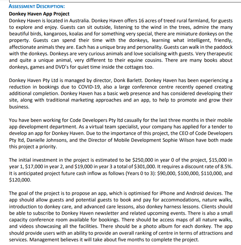 EXPLAIN Q.NO 1 AND 6 ONLY ASSESSMENT DESCRIPTION: