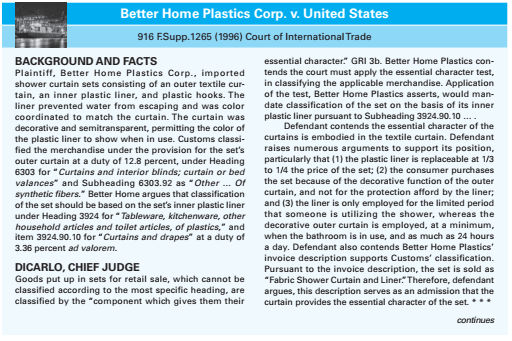 Case Questions 1. What is the essential character