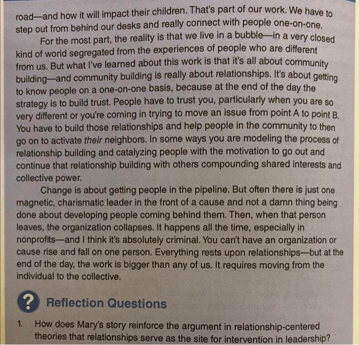 200-250 word response to question at the end Mary