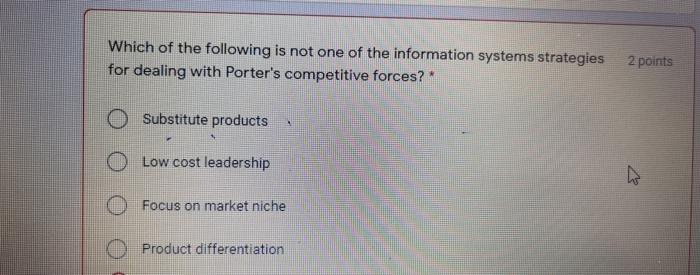 Which of the following is not one of the