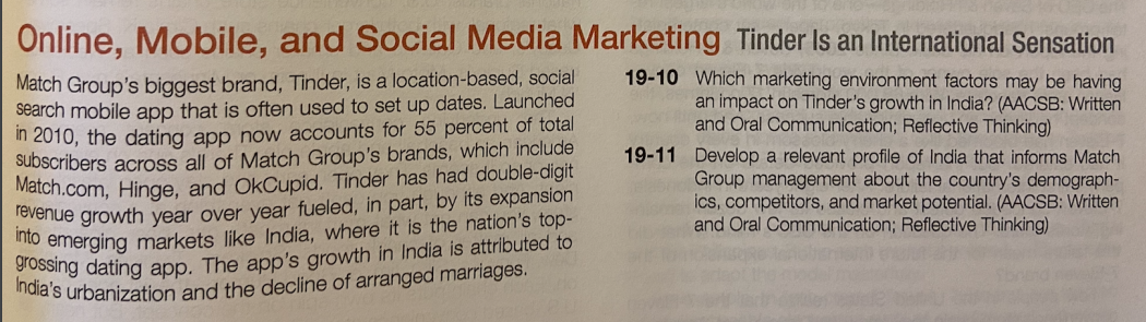 Match Group's biggest brand, Tinder, is a