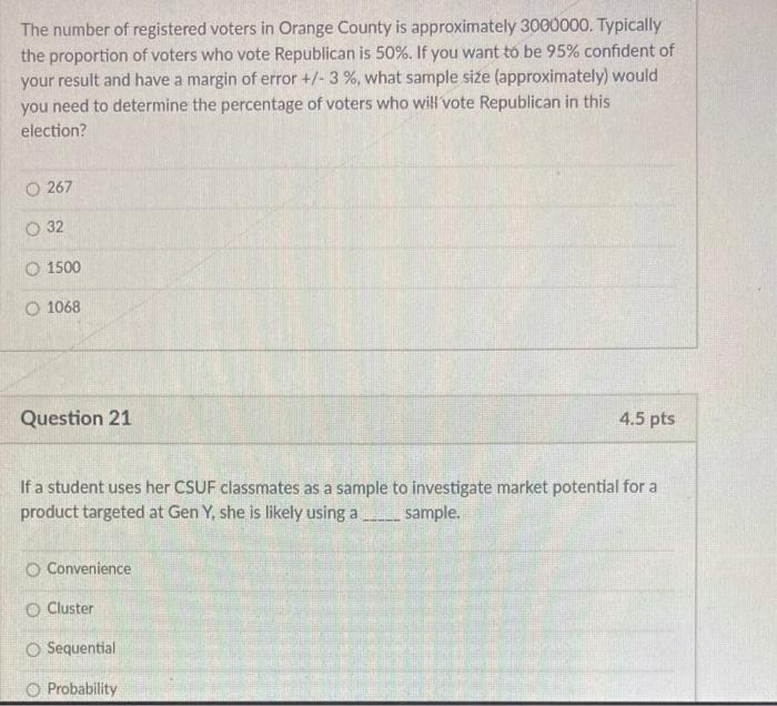 In a large sample, the mode will always be