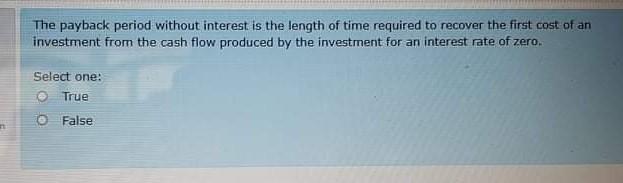 The capitalized cost method is a present analysis