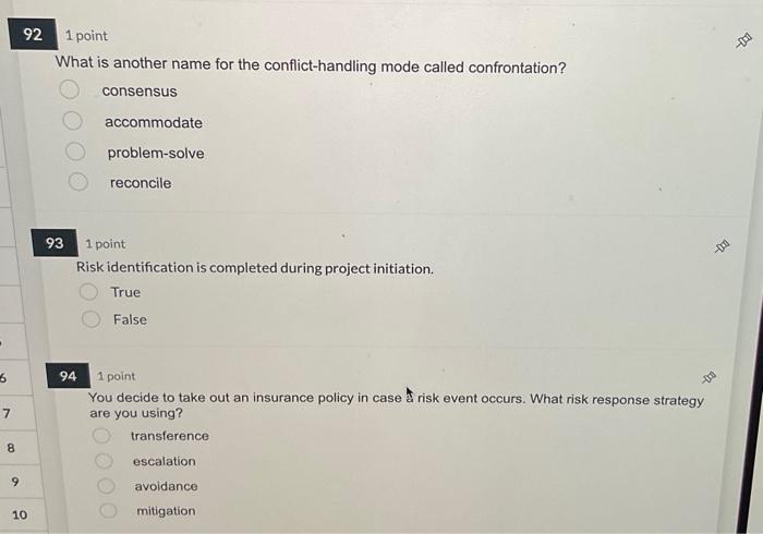 What is another name for the conflict-handling