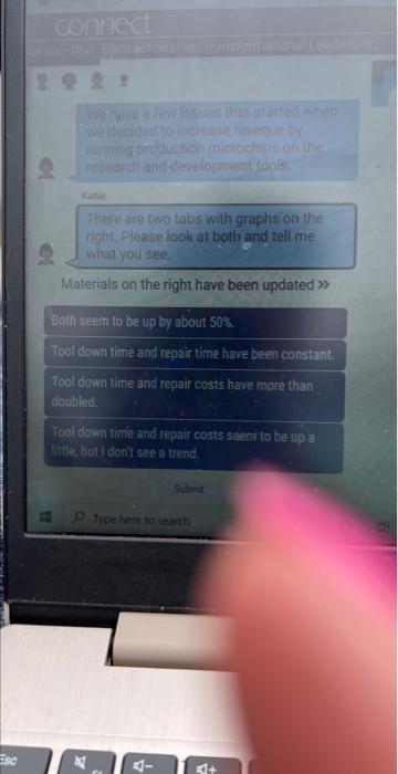 materials on the right have been updated