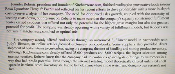 Process Analysis Read the Blaine Kitchenware case