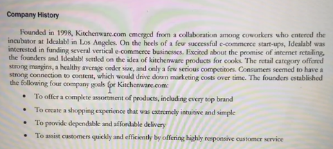 Process Analysis Read the Blaine Kitchenware case