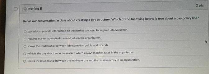 8 Recall our conversation in class about creating