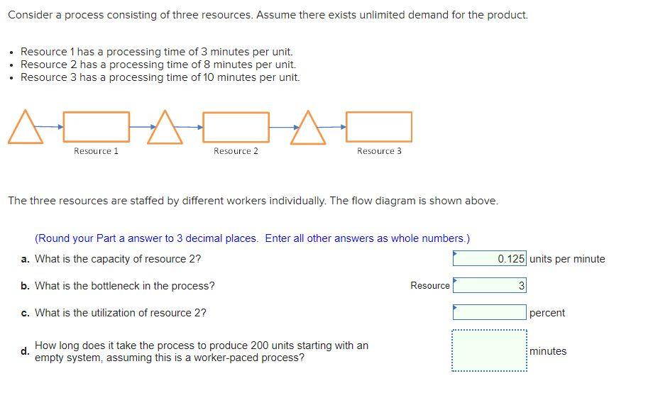 Need answer for C and D Consider a process