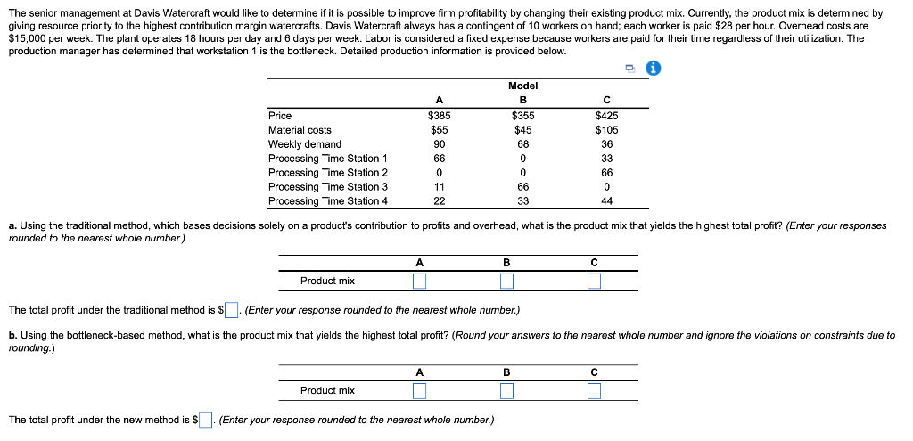The senior management at Davis Watercraft would