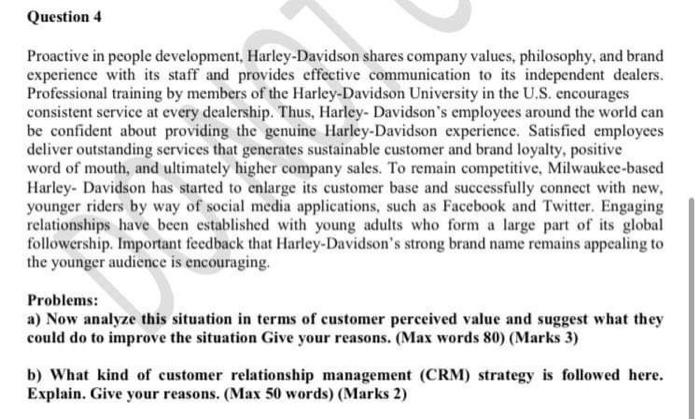 Question 4 Proactive in people development,