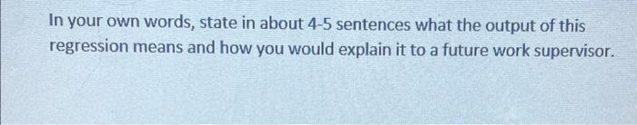 In your own words, state in about 4-5 sentences