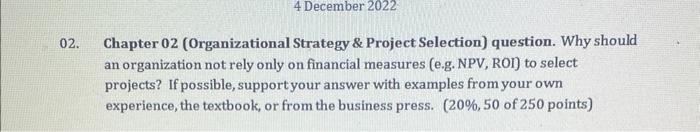 must be 350 words Chapter 02 (Organizational