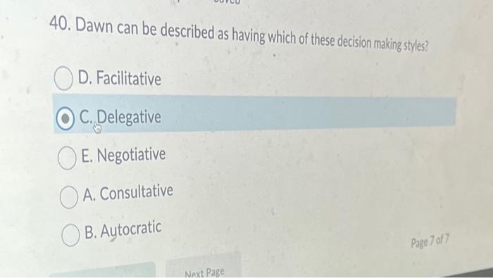 Amanda, Bianca, Candy, and Dawn are four managers