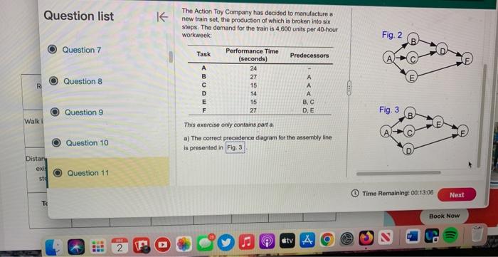 Question list The Action Toy Company has decided