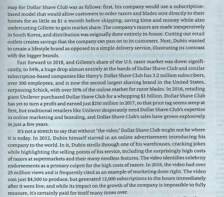 CASE STUDY loob Saviti Dollar Shave Club: From