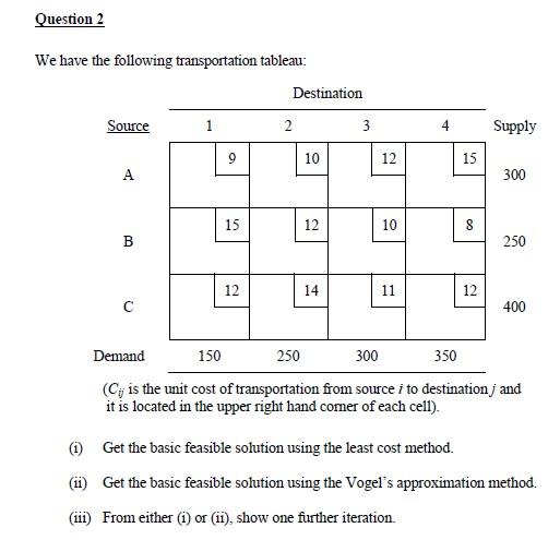 Have a Good Day Question 2 We have the following
