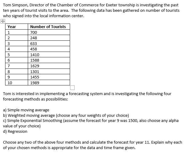 I am needing to learn this in excel. Tom Simpson,