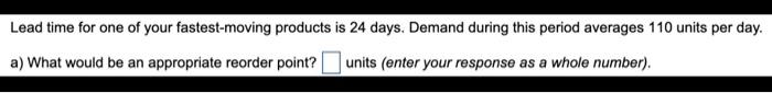 b) how does your answer change if demand during