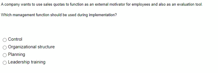 A sales manager applies a costing method that