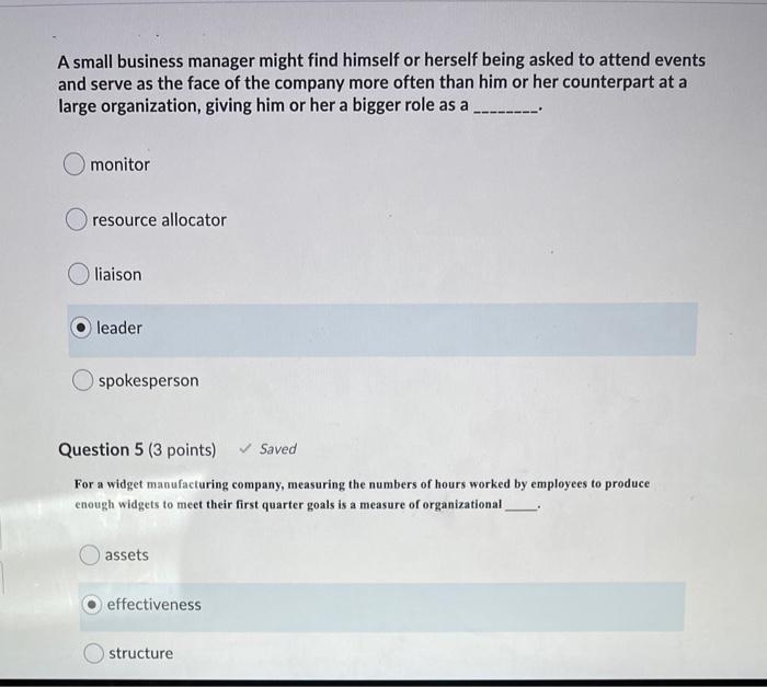 A small business manager might find himself or