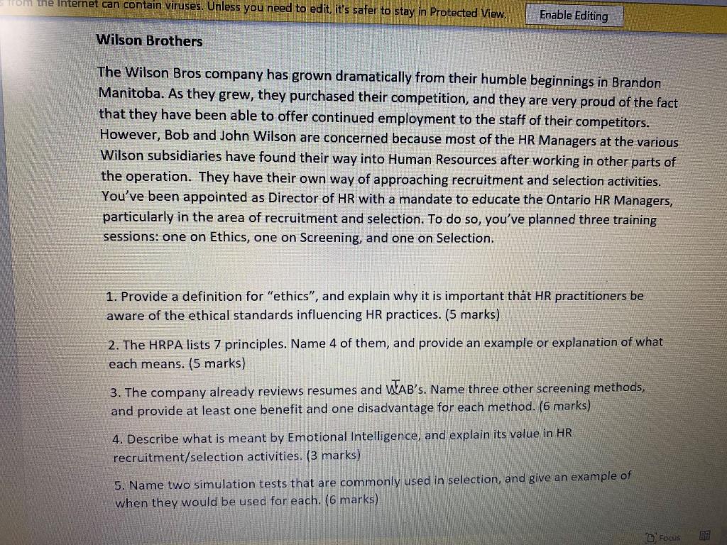 tom the Internet can contain viruses. Unless you