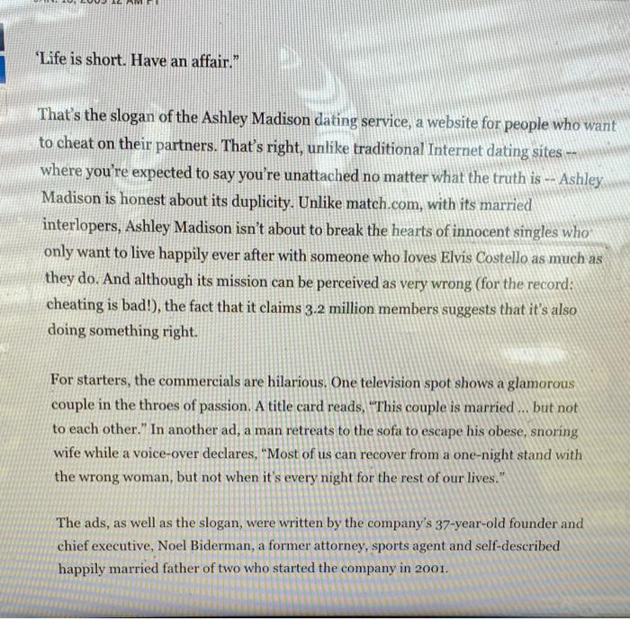 LA times on AShley Madison (discussion) Please
