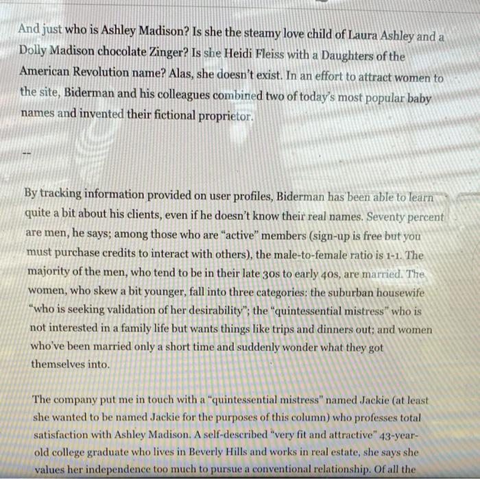 LA times on AShley Madison (discussion) Please