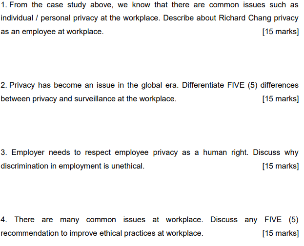 CASE STUDY Email and Internet Surveillance at