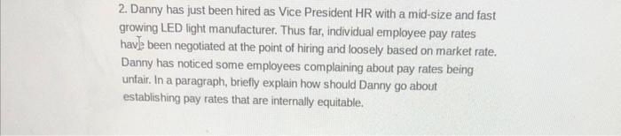 subject - compensation management please answer