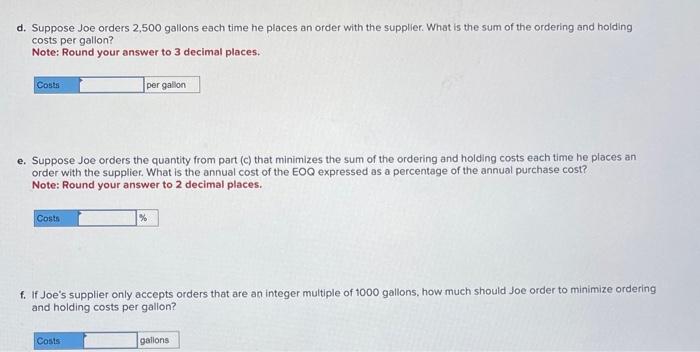 Joe Birra needs to purchase malt for his