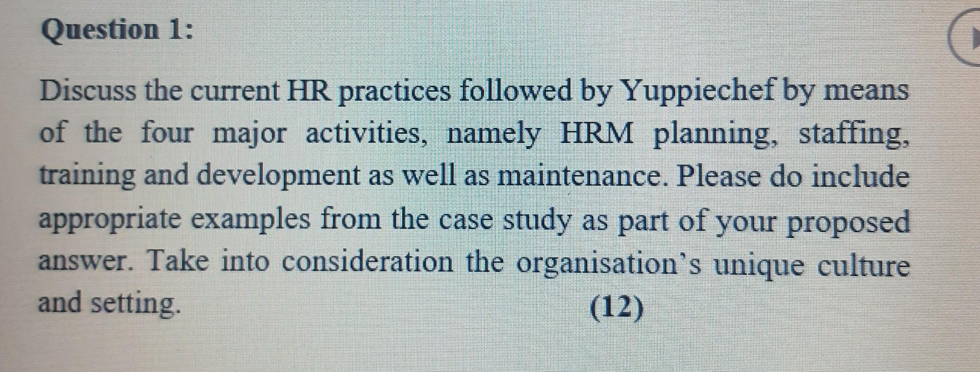 Yuppiechef : A human resources case study