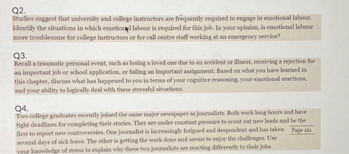 Q2. Studies suggest that university and college