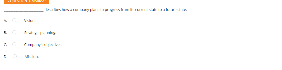 Choose the most suitable answer that explains an